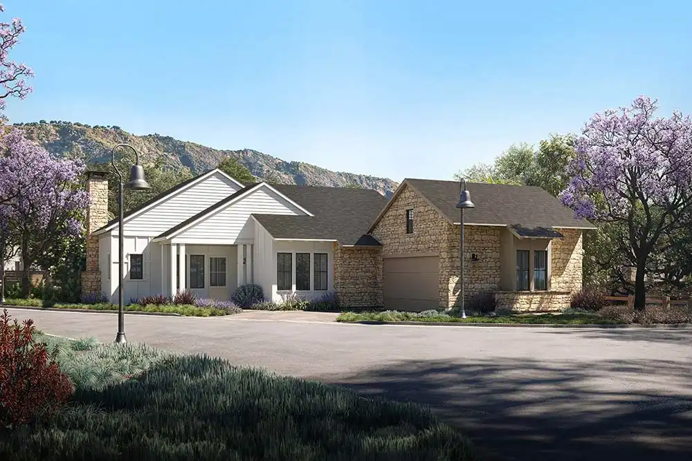 concept rendering of a single family home – plan 1