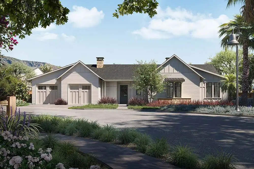 concept rendering of a single family home – plan 6