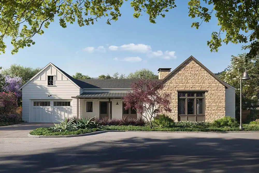 concept rendering of a single family home – plan 7